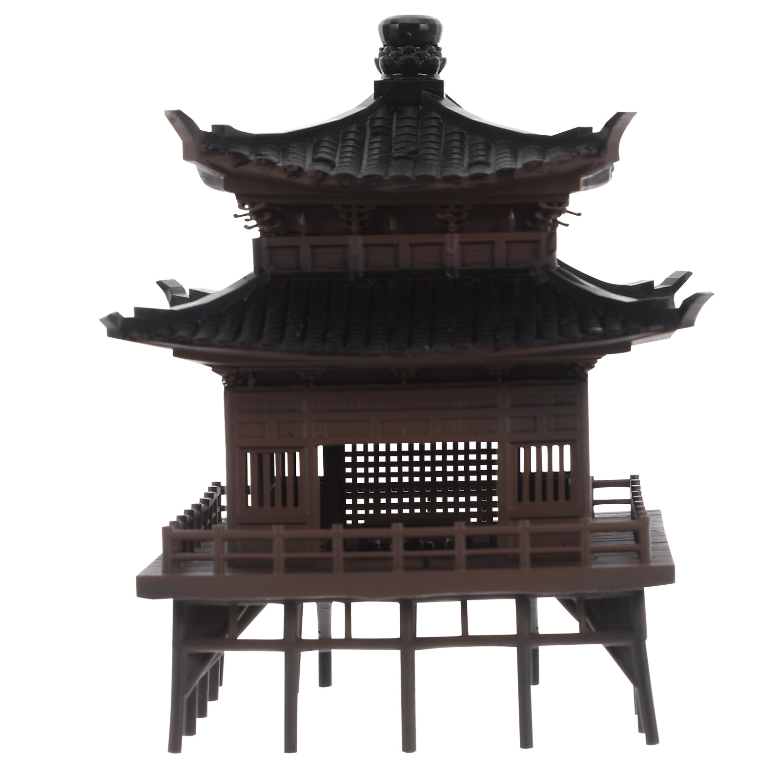 ミニチュア中国風パビリオン、装飾的な庭園風塔、エレガントなデ - Bonsai Garden Landscape Design のレビューと価格